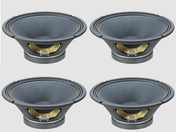 4 x Celestion TF 1220 8ohm 12" PA Speaker
